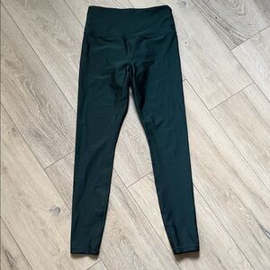 Athleta Dark Green Elation Sheen Tights size S